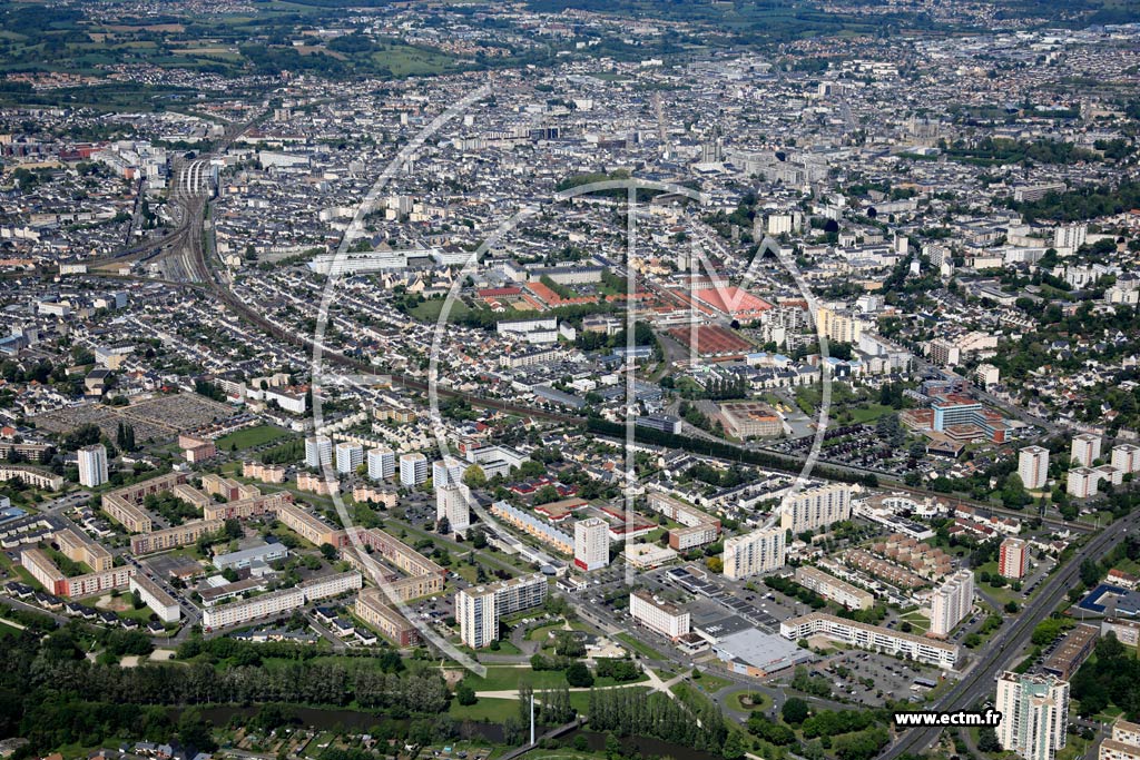 Photo arienne de Le Mans (Sablons - Newton)