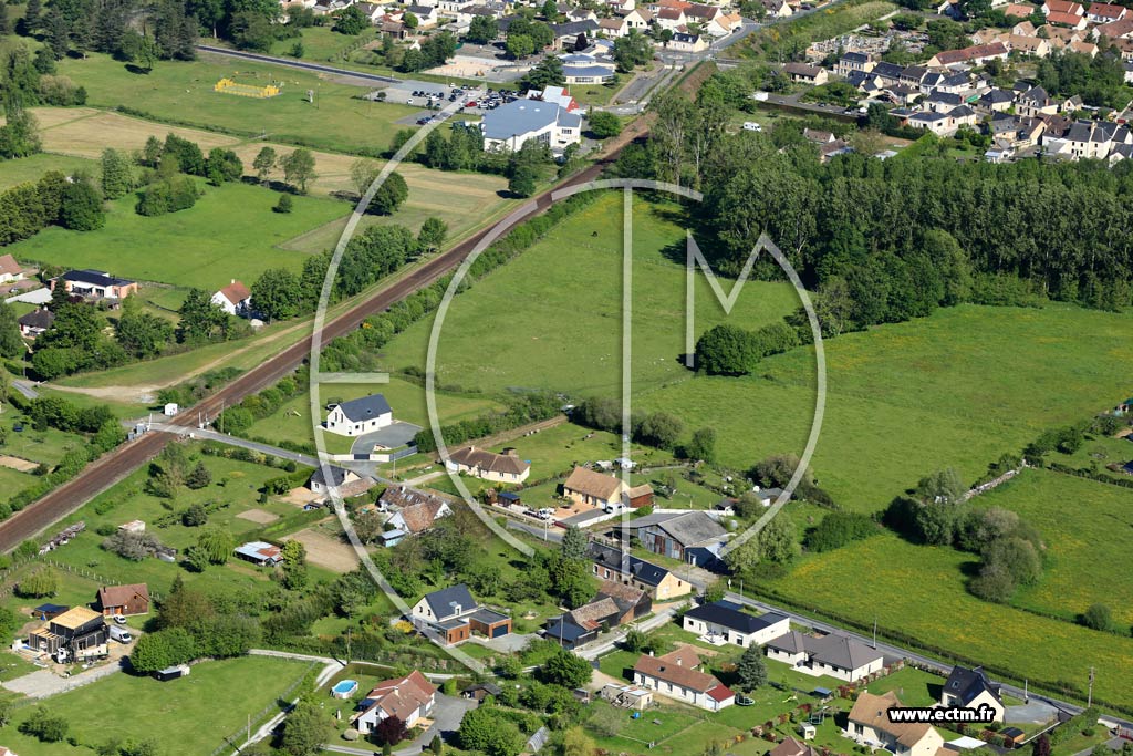 Photo arienne de Monc-en-Belin (La Pommeraie)