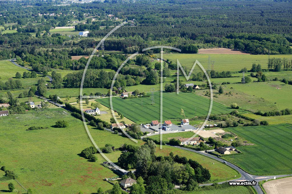 Photo arienne de Monc-en-Belin (La Vigne)