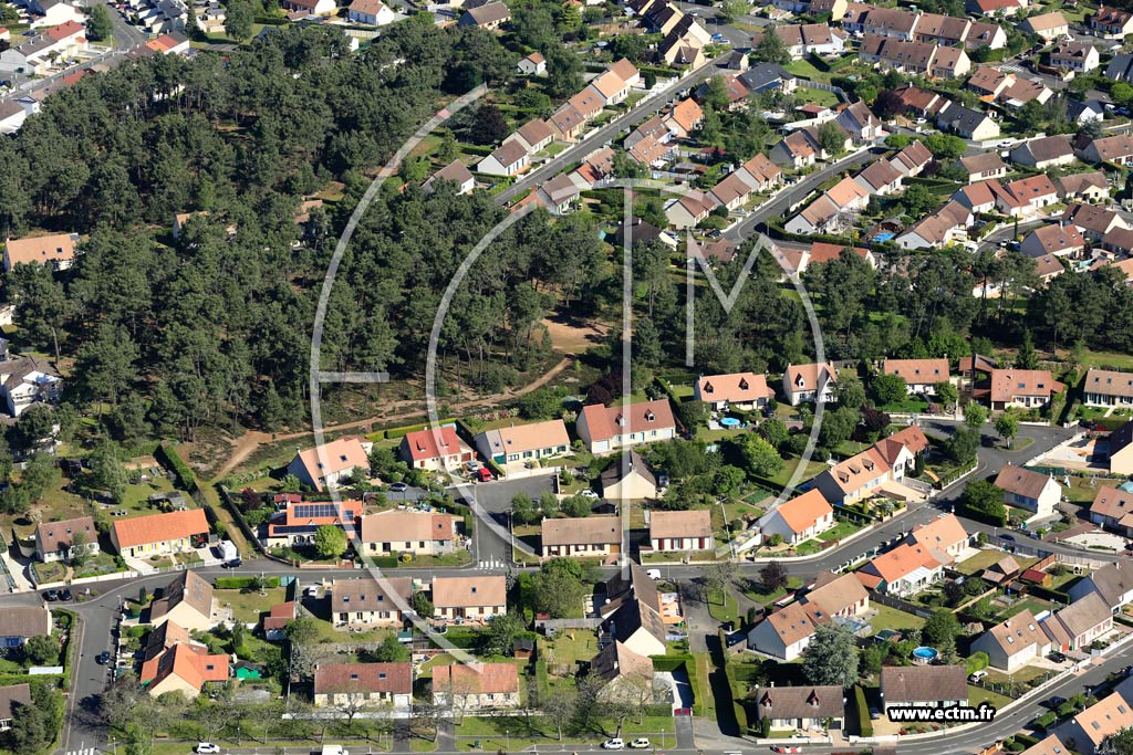 Photo arienne de Mulsanne (La Rochre)