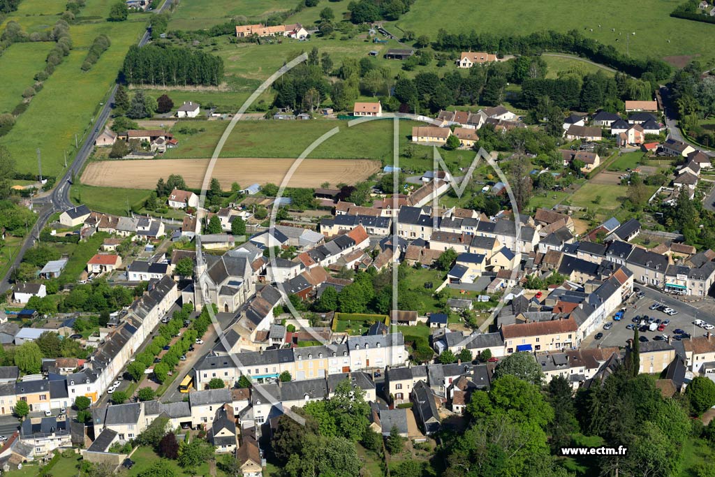 Photo arienne de Crans-Foulletourte