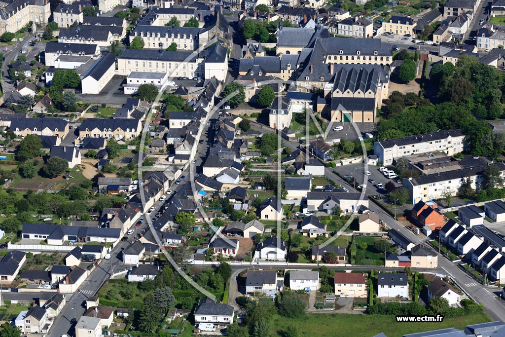 Photo arienne de Chteau-Gontier (Rive Droite)