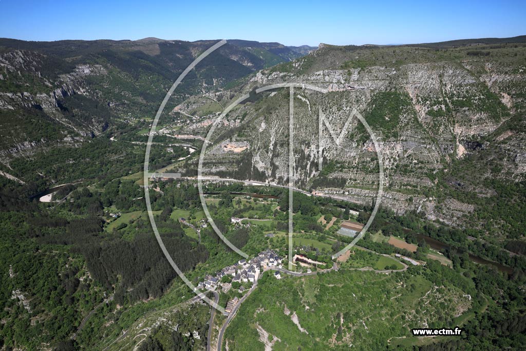 Photo arienne de Gorges du Tarn Causses (Montbrun)