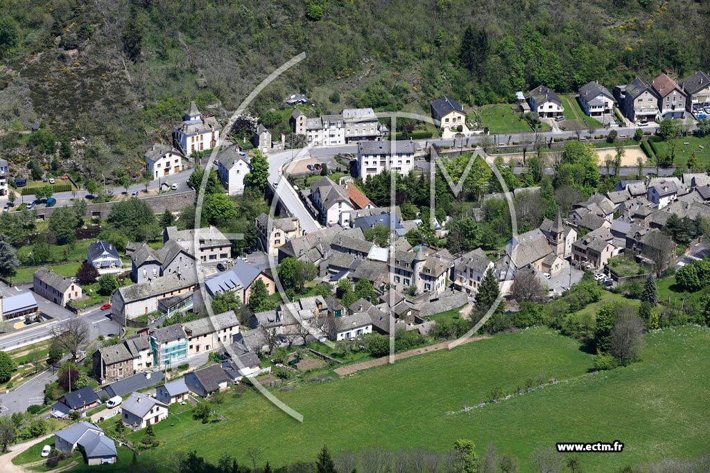 Photo arienne de Mont-Lozre-et-Goulet (Bagnols-les-Bains)
