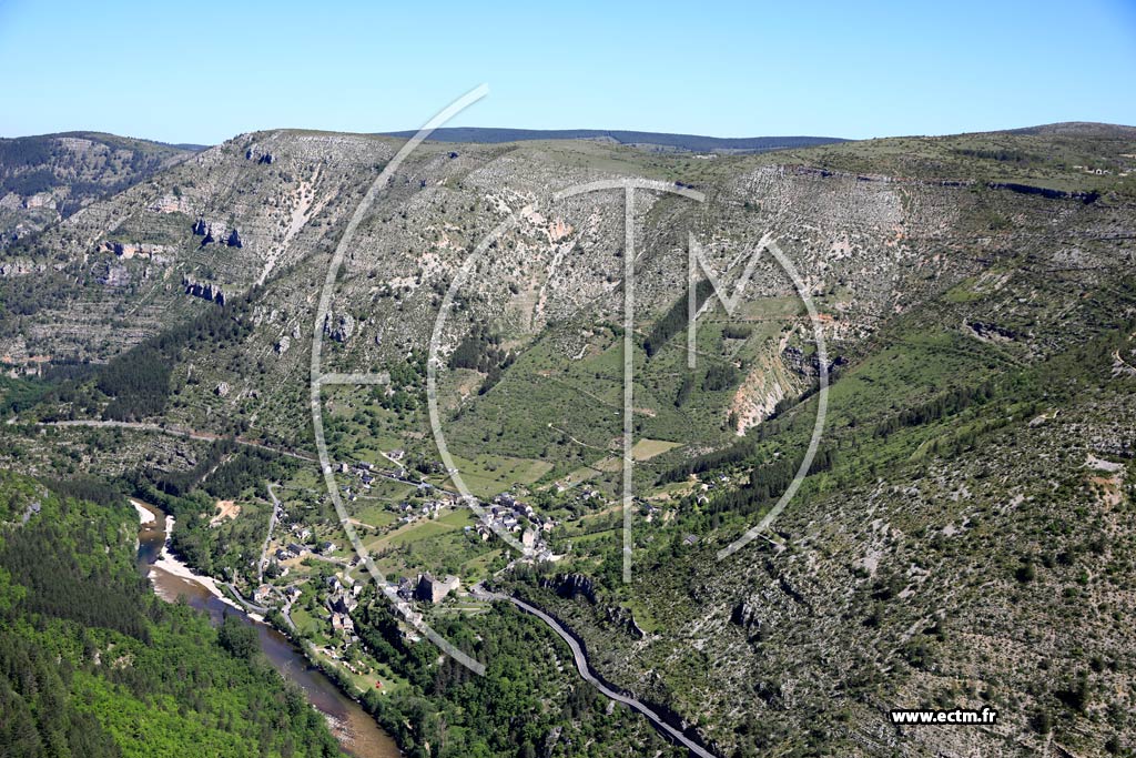 Photo arienne de Gorges du Tarn Causses (Prades)