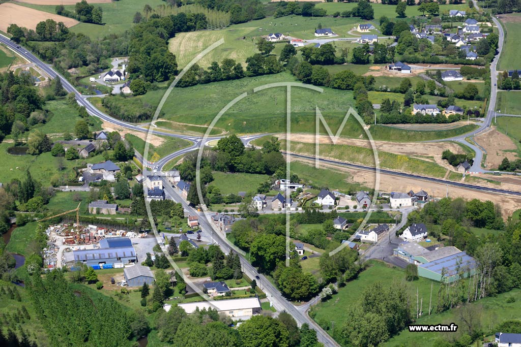 Photo arienne de Erne (Le Pont de Carelles)