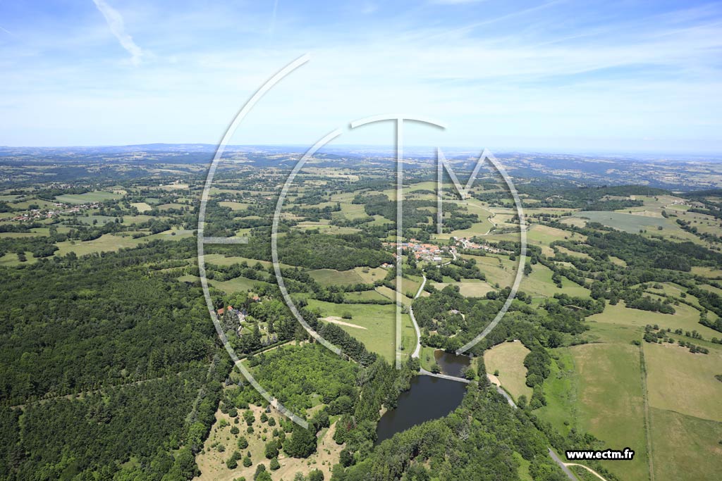 Photo arienne de Charbonnires-les-Vieilles (La Brousse)