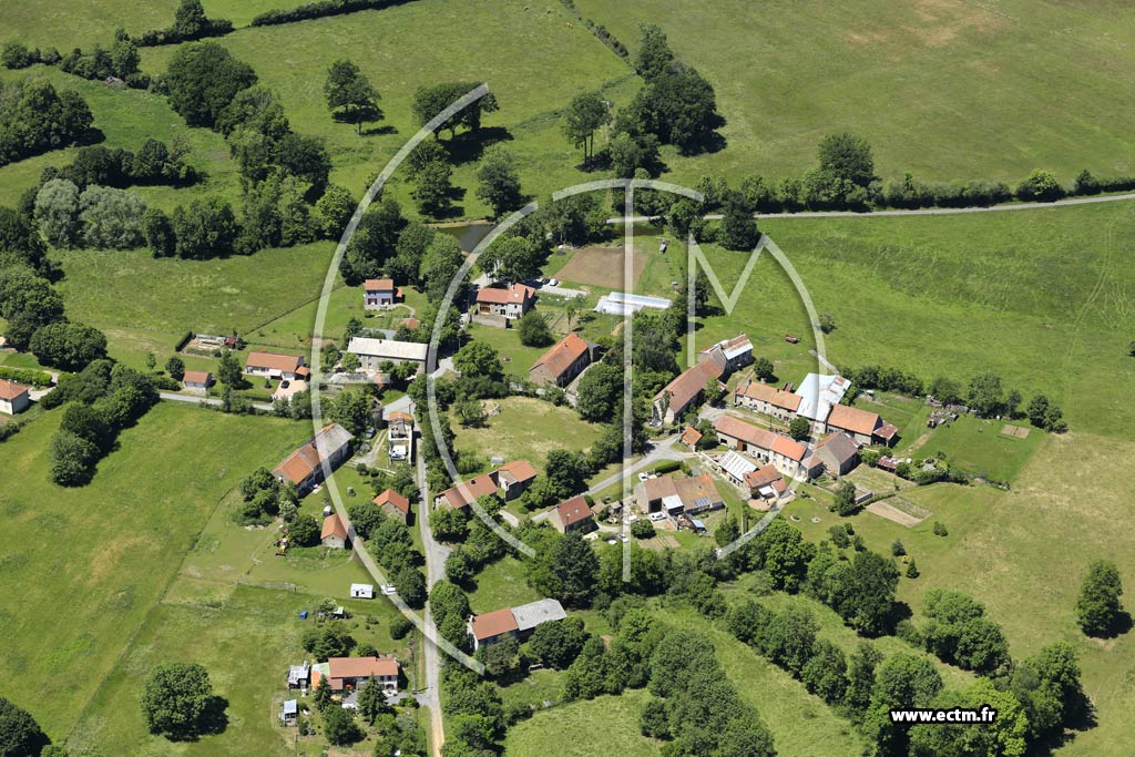 Photo arienne de Charbonnires-les-Vieilles (Les Falvards)