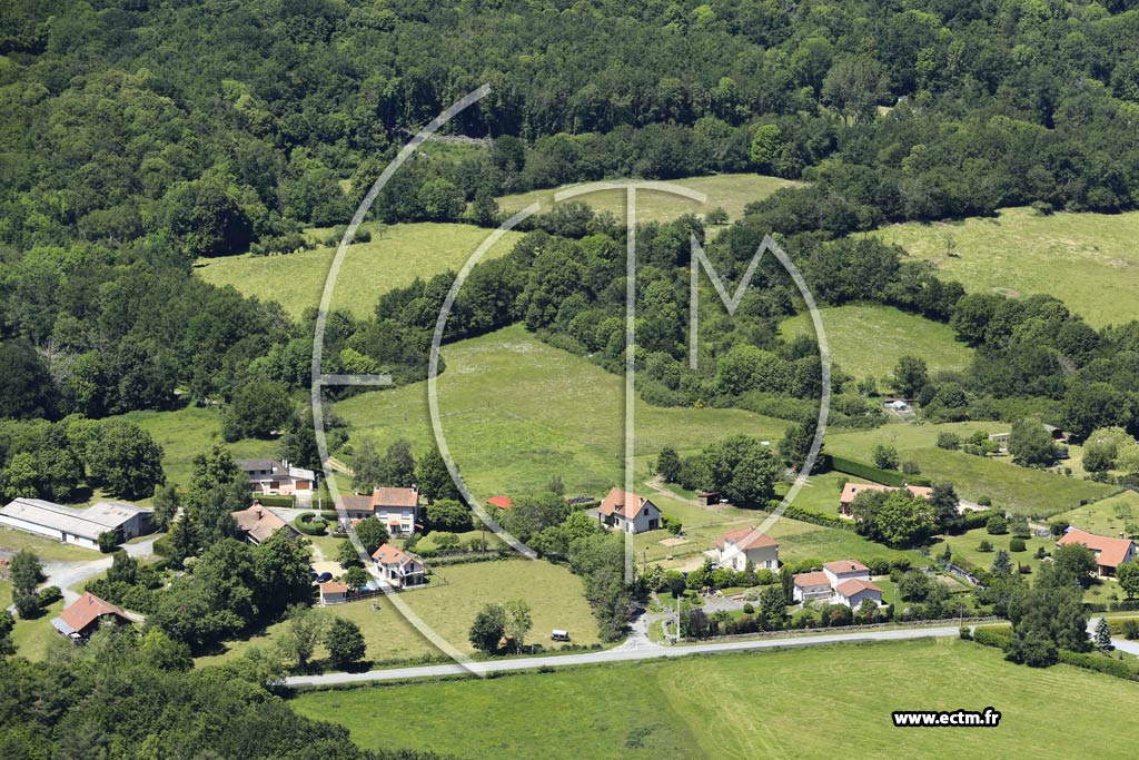 Photo arienne de Manzat (Les Noyers)