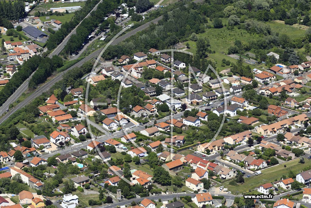 Photo arienne de Riom (Le Moulin d'Eau)