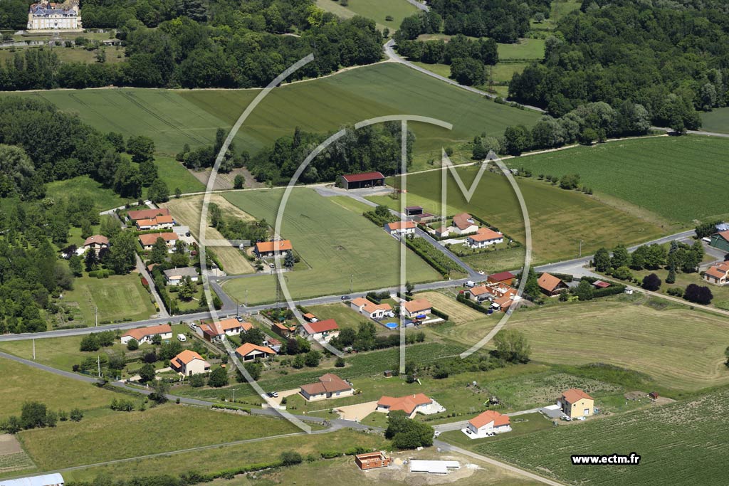 Photo arienne de Yssac-la-Tourette