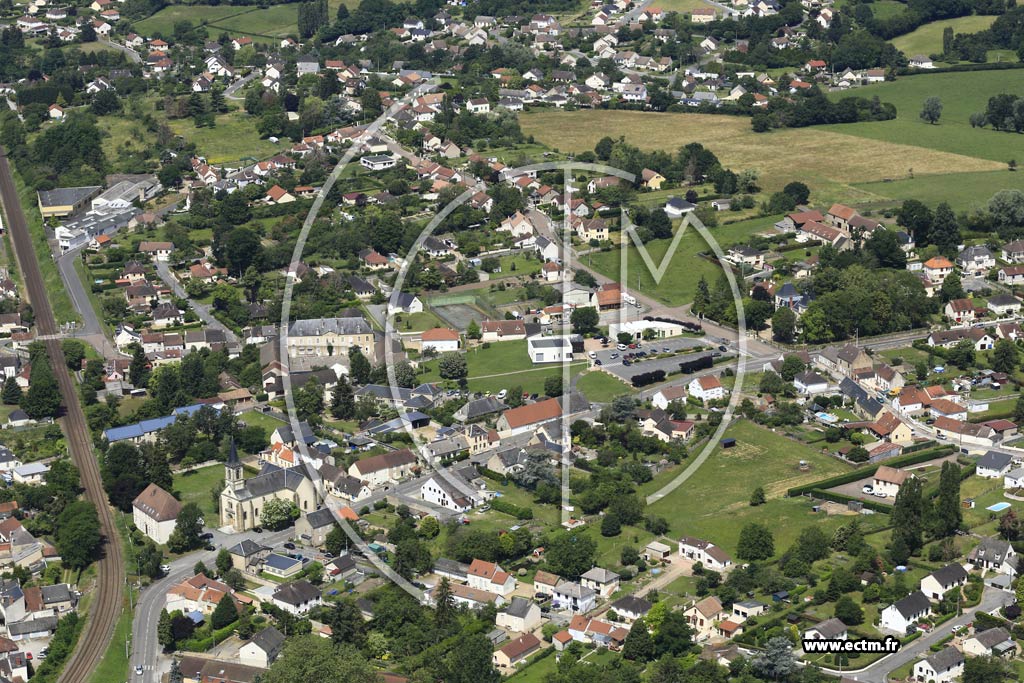 Photo arienne de Saint-Lger-des-Vignes