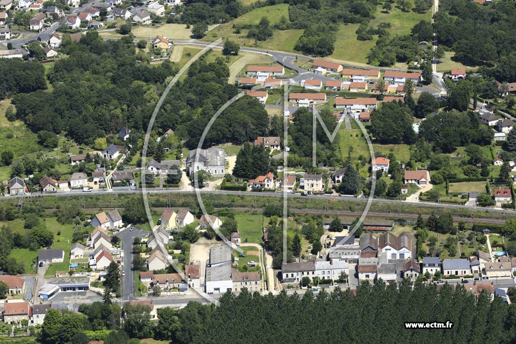 Photo arienne de Vierzon (Le Perdrier)