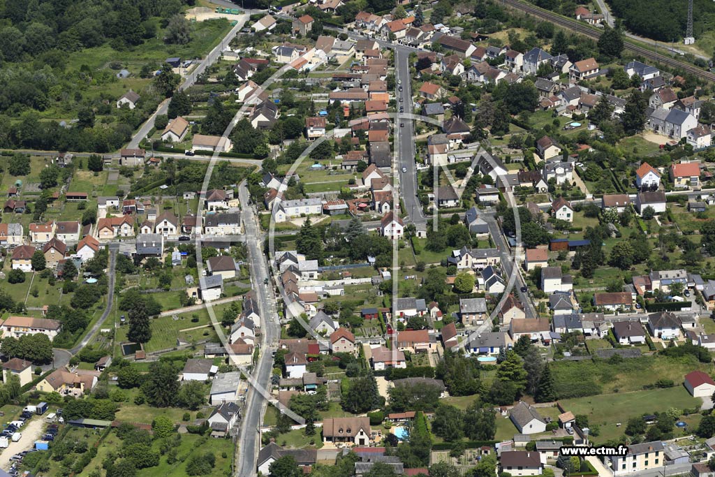 Photo arienne de Vierzon (Le Verdin)