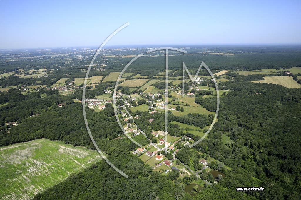 Photo arienne de Vignoux-sur-Barangeon (La Giraudire)