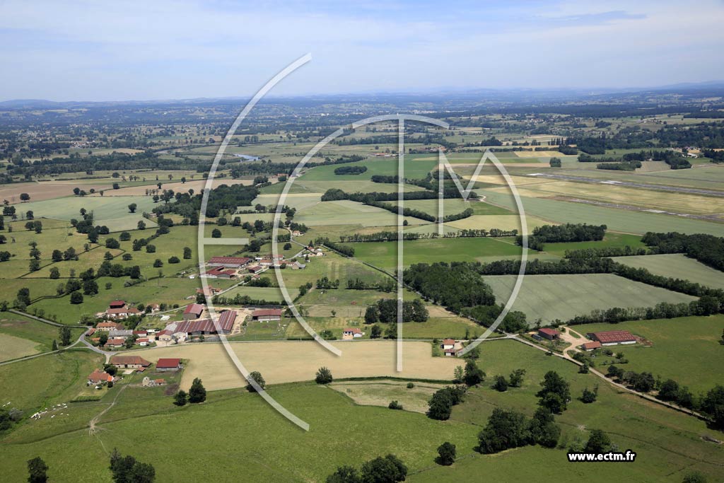 Photo arienne de L'Hpital-le-Mercier (Les Bordes)