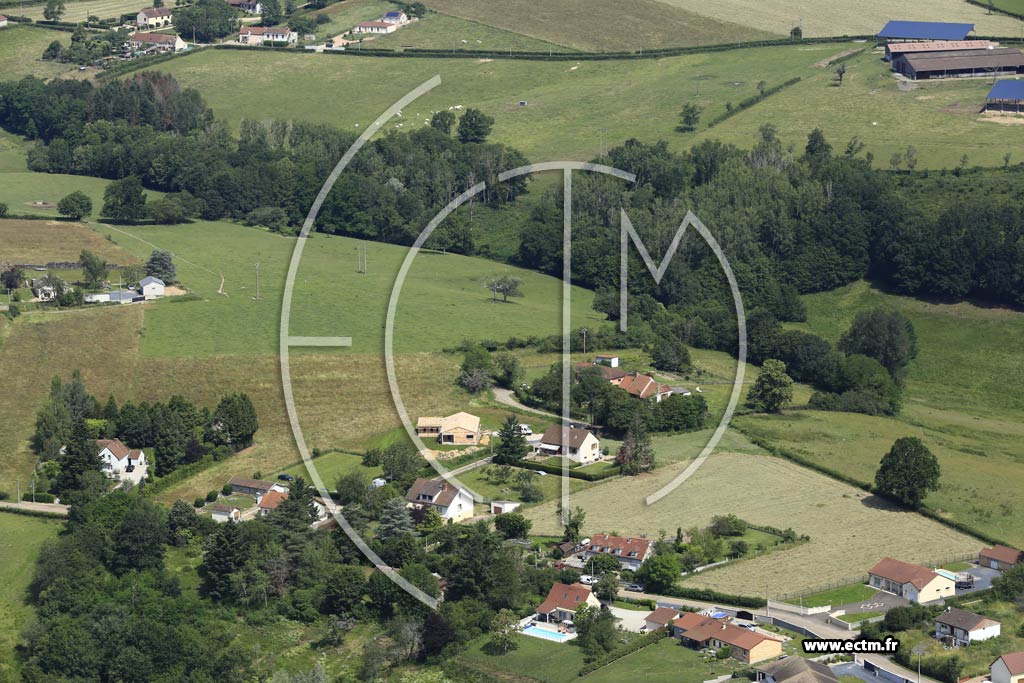 Photo arienne de La Motte-Saint-Jean (Le Bois Fayot)