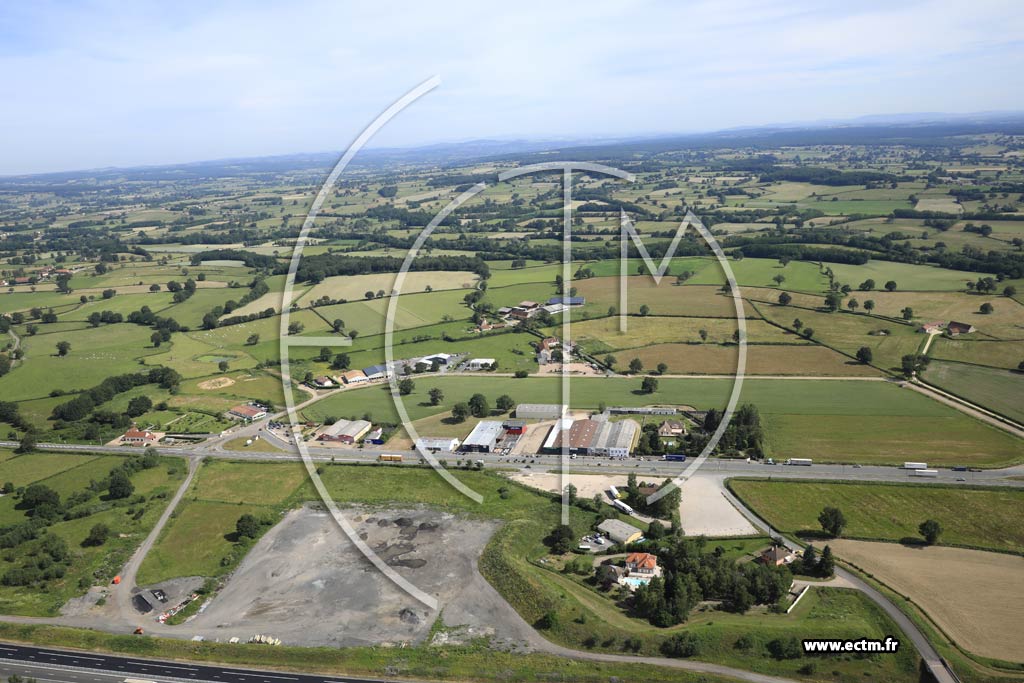 Photo arienne de Vitry-en-Charollais (Barberche)