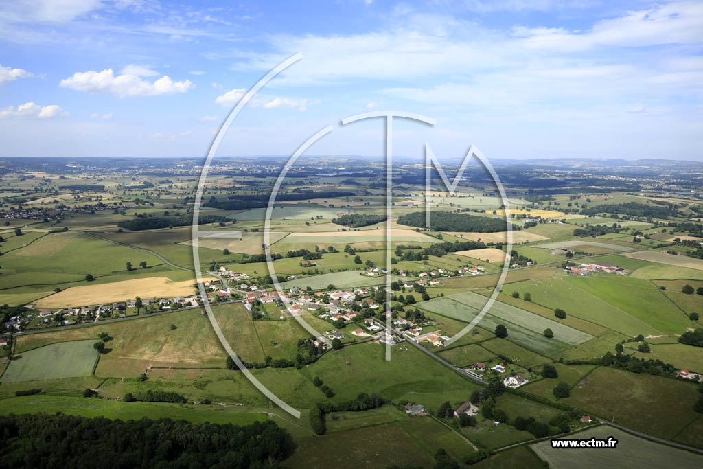 Photo arienne de Blanzy (La Croix des Mts)