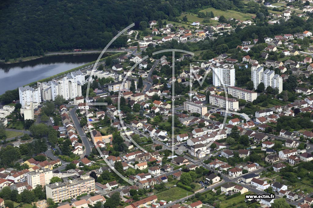 Photo arienne de Montceau-les-Mines (Belle Vue)