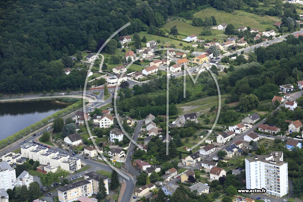 Photo arienne de Montceau-les-Mines (Belle Vue)