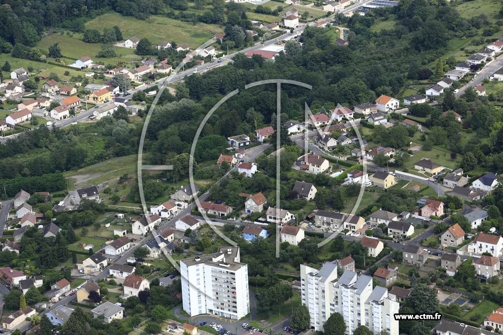 Photo arienne de Montceau-les-Mines (Belle Vue)