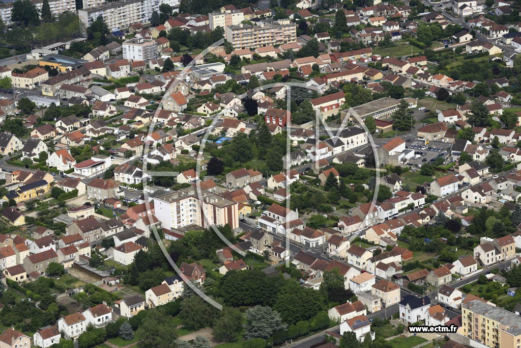 Photo arienne de Montceau-les-Mines (Champ du Moulin)