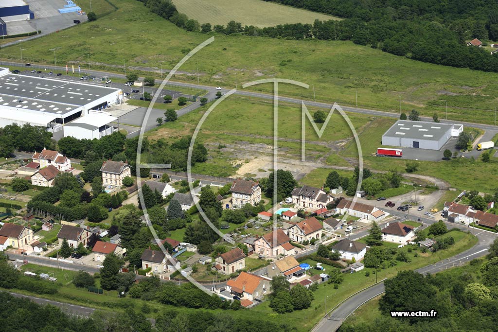 Photo arienne de Montceau-les-Mines (l'cuyer)