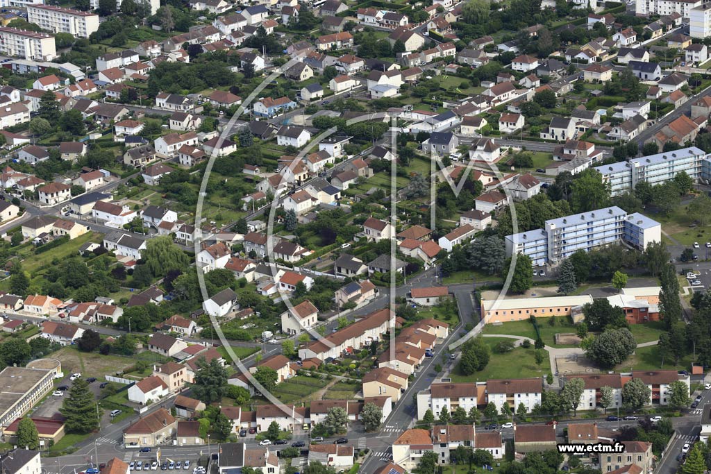 Photo arienne de Montceau-les-Mines (La Croix des Oiseaux)