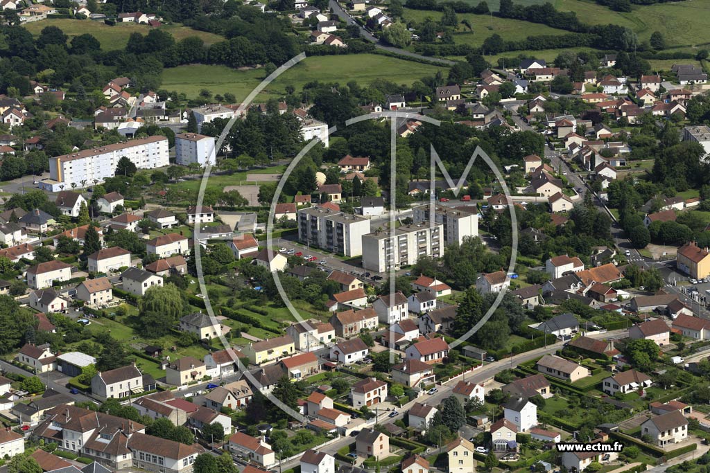 Photo arienne de Montceau-les-Mines (La Lande)