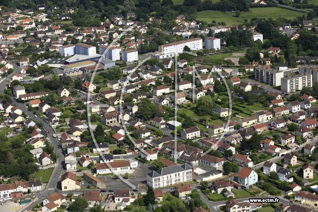 Photo arienne de Montceau-les-Mines (La Lande)