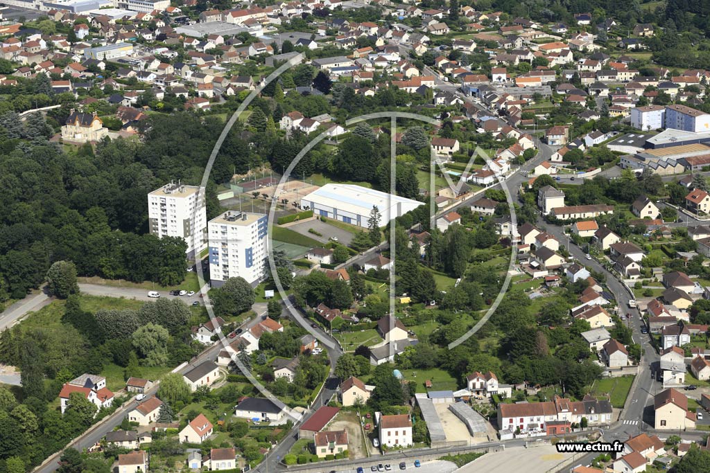 Photo arienne de Montceau-les-Mines (La Lande)