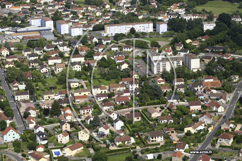 Photo arienne de Montceau-les-Mines (La Lande)