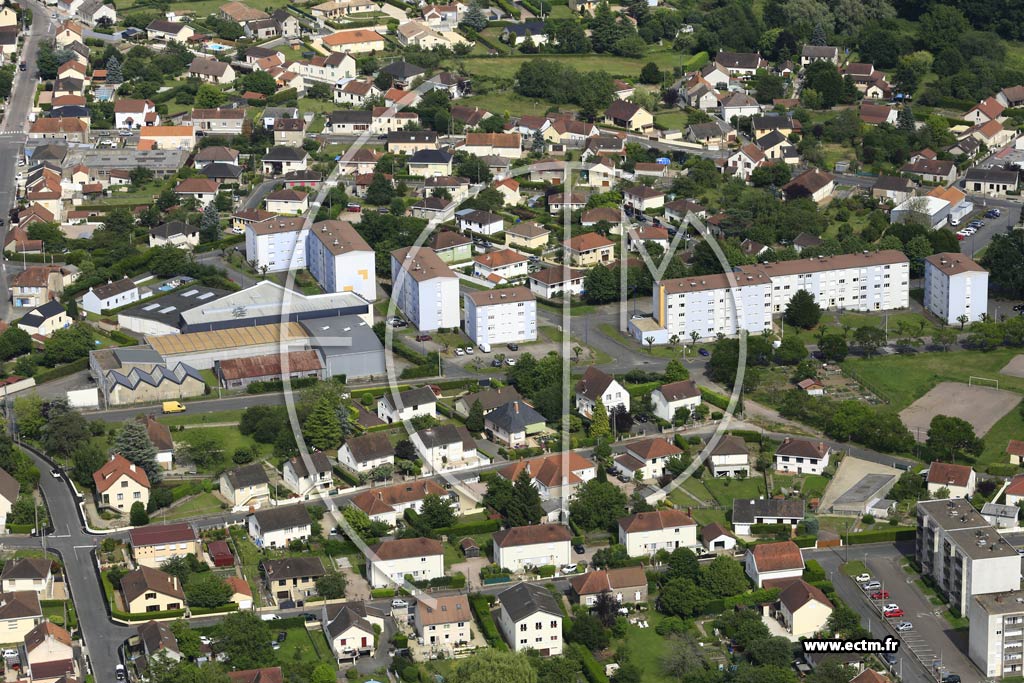 Photo arienne de Montceau-les-Mines (La Lande)