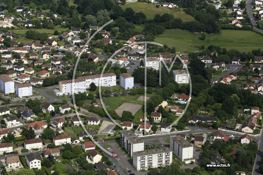 Photo arienne de Montceau-les-Mines (La Lande)