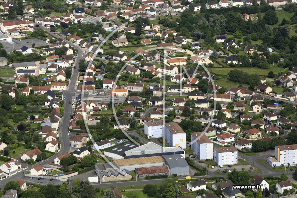 Photo arienne de Montceau-les-Mines (La Lande)