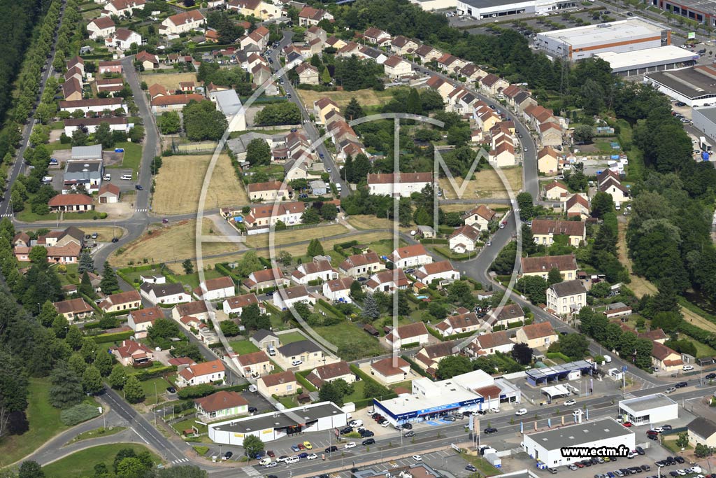 Photo arienne de Montceau-les-Mines (La Sablire)