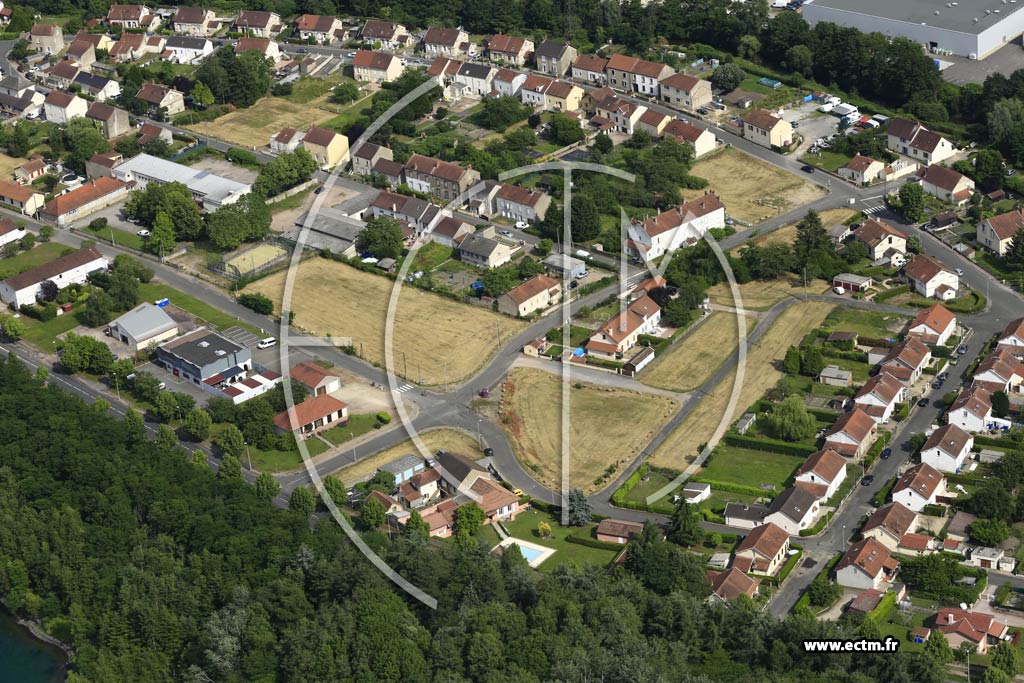 Photo arienne de Montceau-les-Mines (La Sablire)