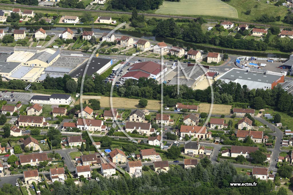 Photo arienne de Montceau-les-Mines (La Sablire)