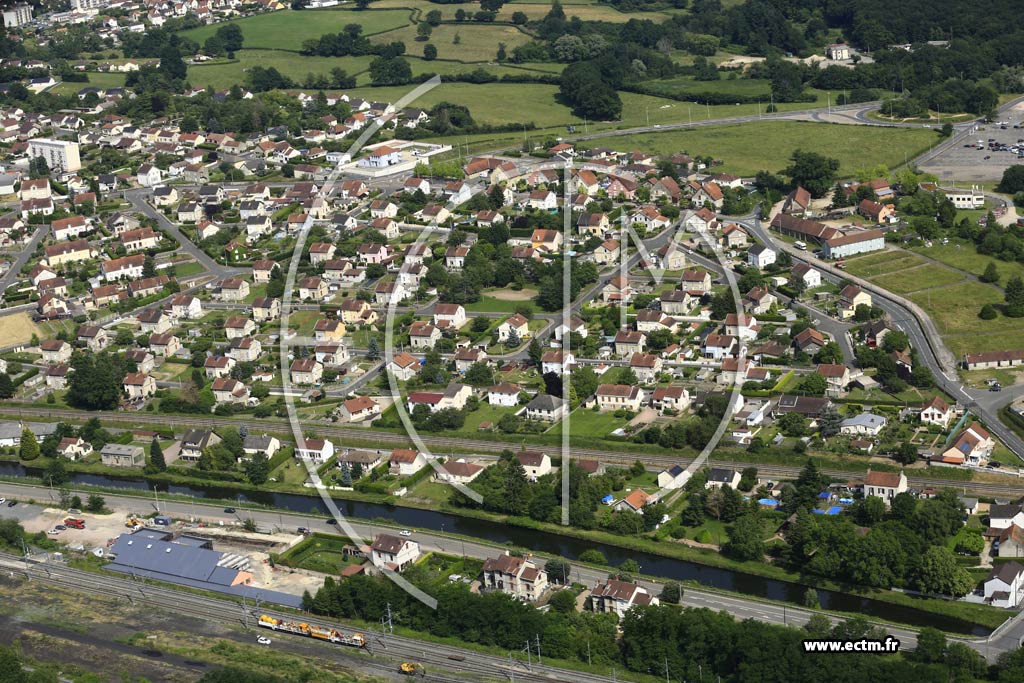 Photo arienne de Montceau-les-Mines (La Saule)