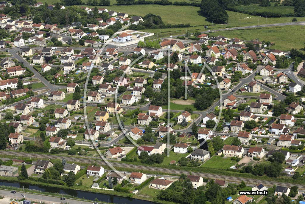 Photo arienne de Montceau-les-Mines (La Saule)