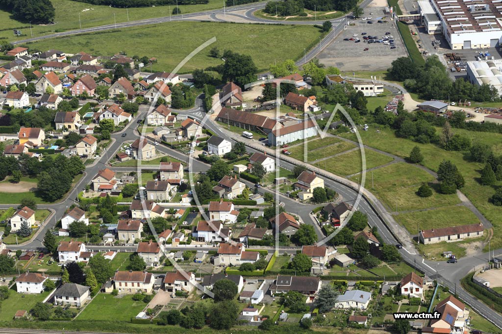 Photo arienne de Montceau-les-Mines (La Saule)