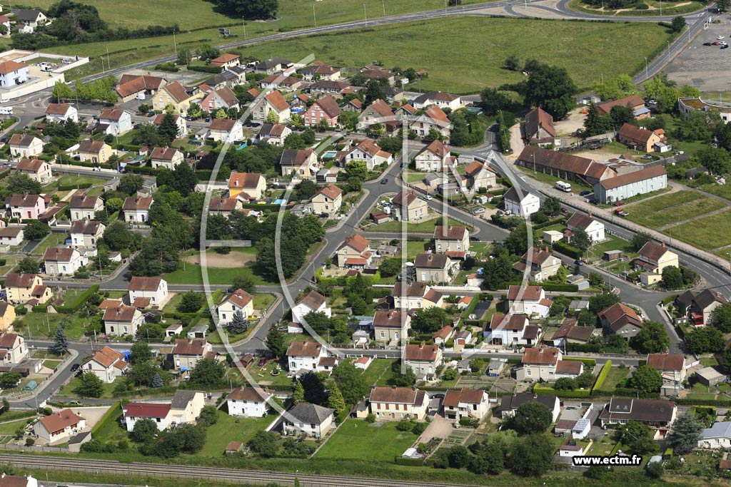 Photo arienne de Montceau-les-Mines (La Saule)