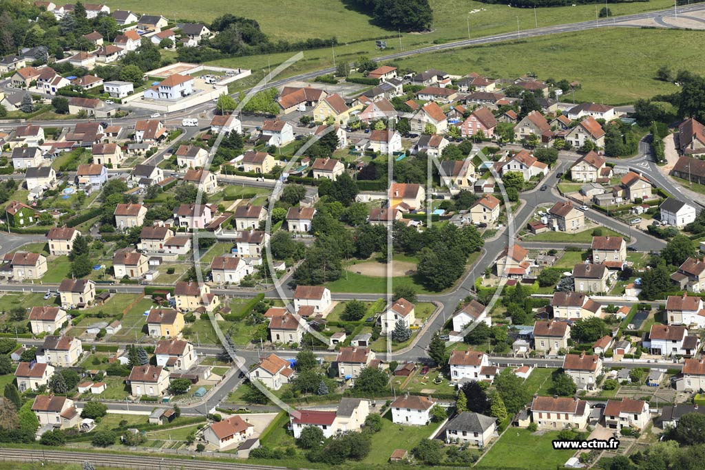 Photo arienne de Montceau-les-Mines (La Saule)