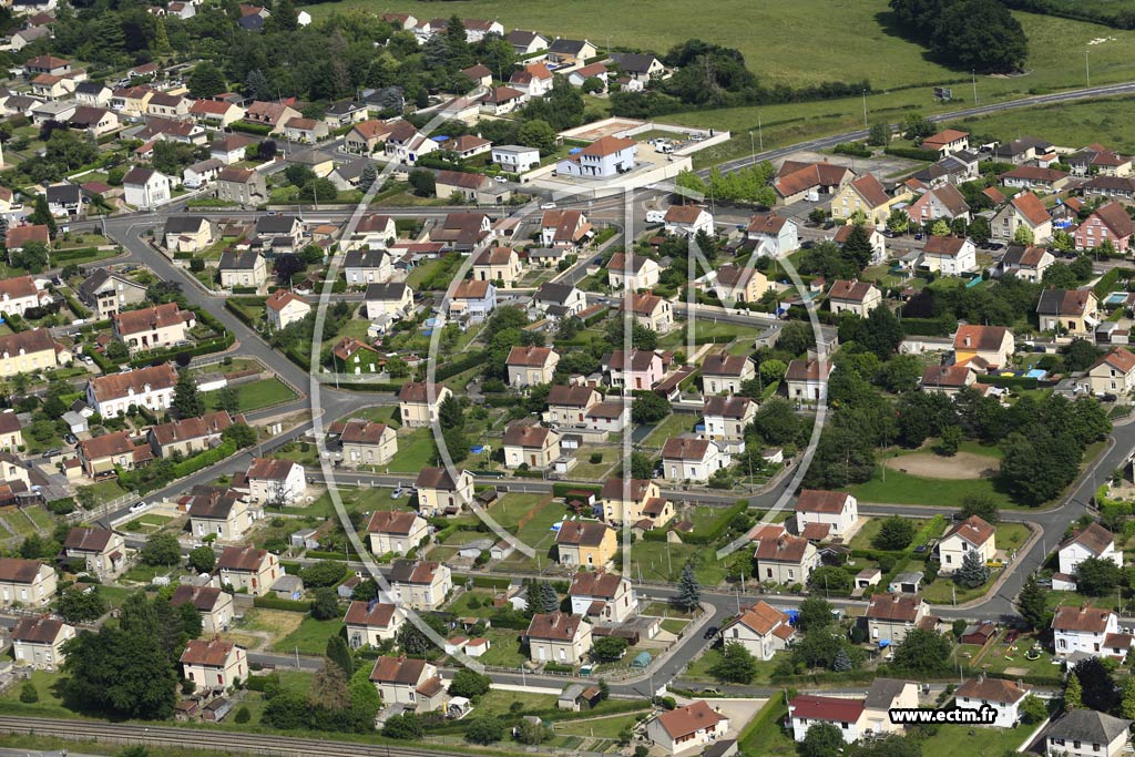 Photo arienne de Montceau-les-Mines (La Saule)