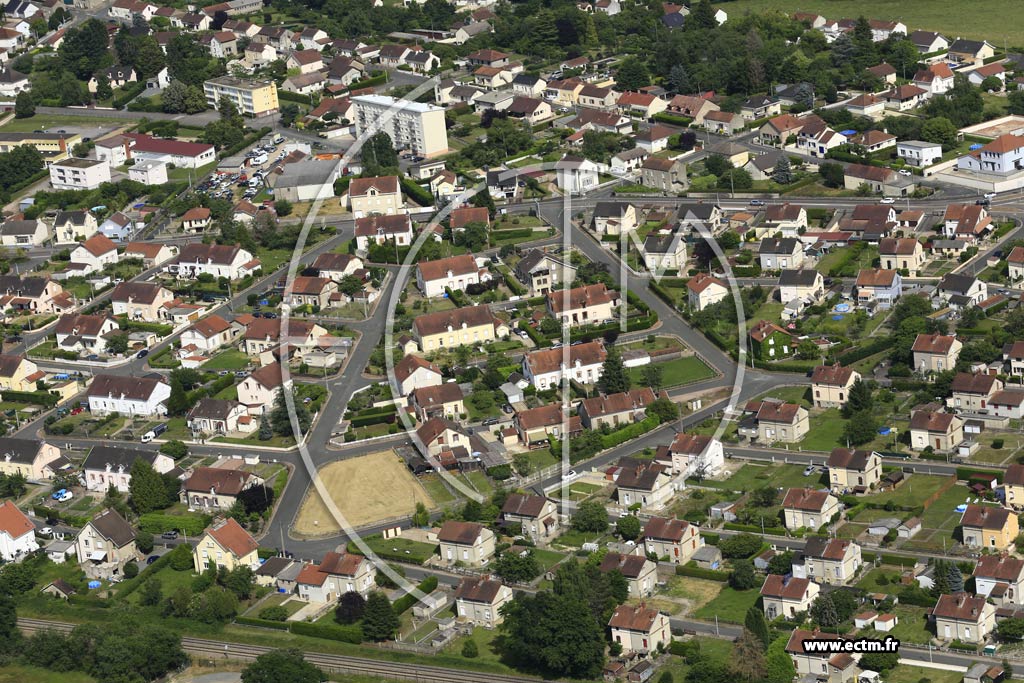 Photo arienne de Montceau-les-Mines (La Saule)