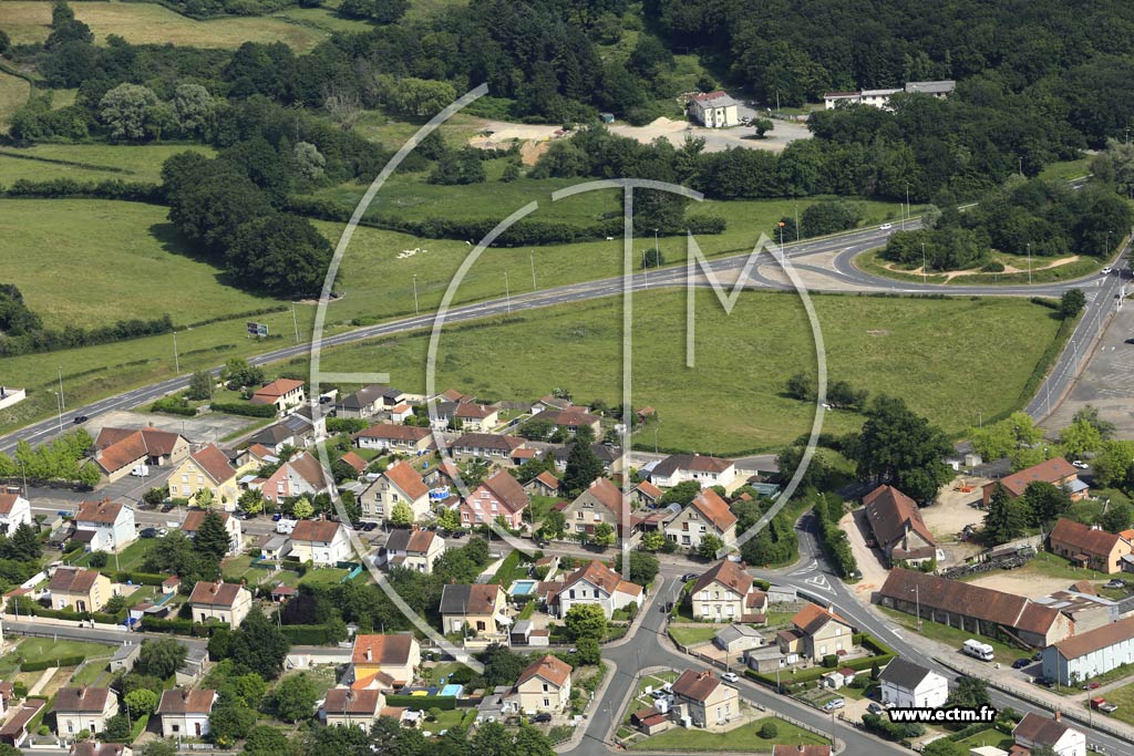 Photo arienne de Montceau-les-Mines (La Saule)
