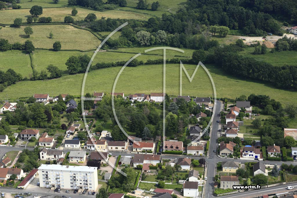 Photo arienne de Montceau-les-Mines (La Saule)