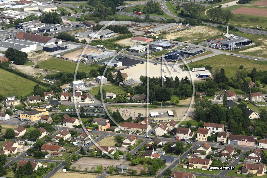 Photo arienne de Montceau-les-Mines (Le Bois du Verne)