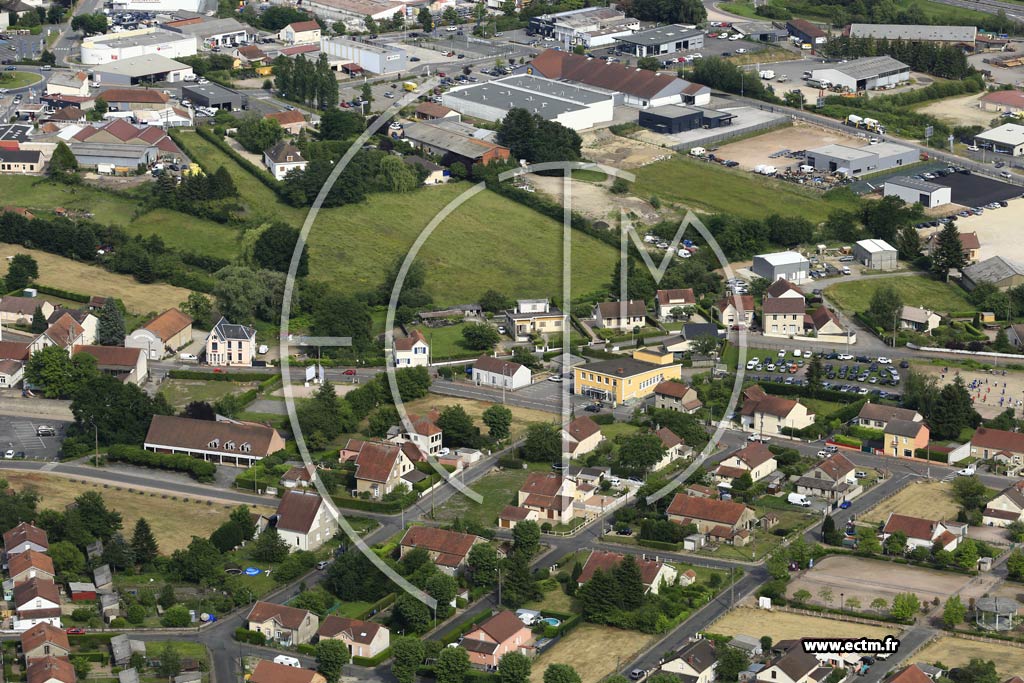 Photo arienne de Montceau-les-Mines (Le Bois du Verne)